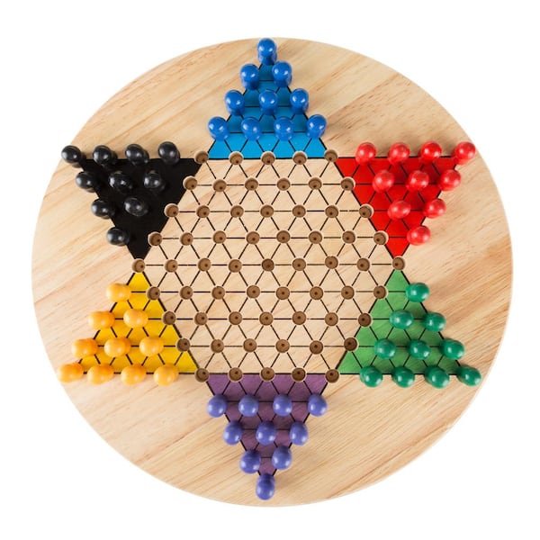 Hey! Play! Handcrafted Chinese Checkers Board Game