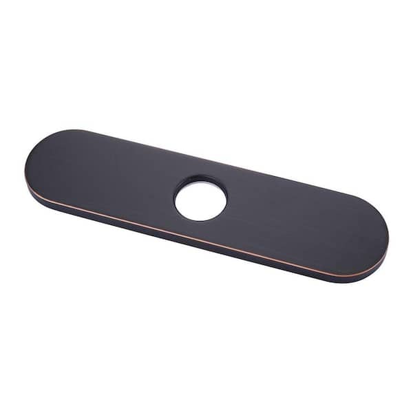 Moen 141002BL Escutcheon Plate – Matte Black, 1.8" Center Hole, For Covering Old Faucet Holes