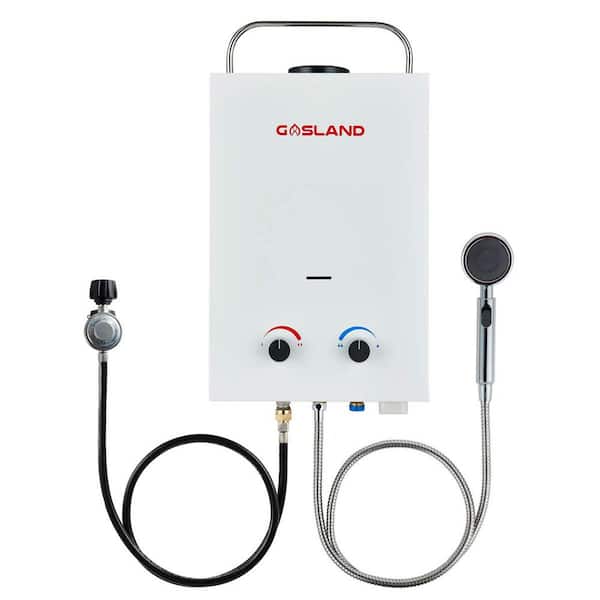 GASLAND 6 l 1.58 GPM Residential Liquid Propane Outdoor Portable Gas Tankless Water Heater