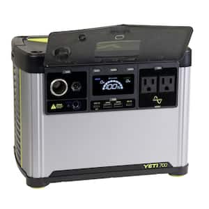 YETI 700 600-Watt Output/1000-Watt Peak Portable Power Station Push Button Start Generator for Home, Camping, & RV