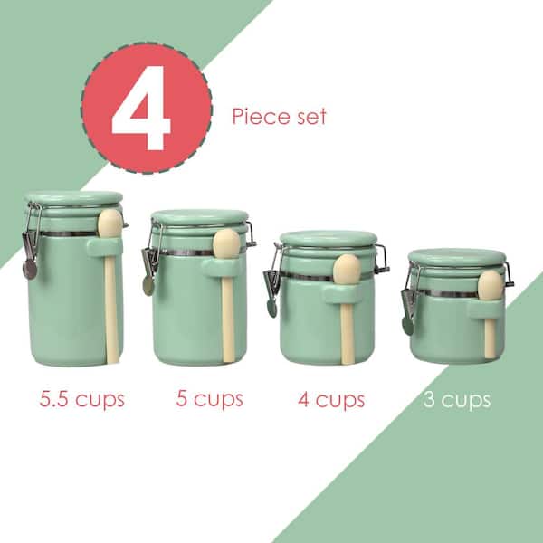 Tupperware Canister Scoops (Set of 2- Colors may vary): Measuring Tools:  Home & Kitchen 