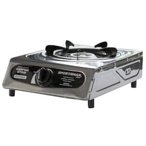 GAS One GS-3800DF Brass Head Burner with Dual Spiral Flame 11,000 BTU Portable GAS Stove with Heavy