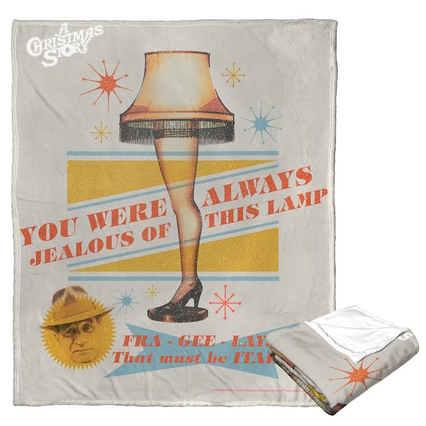 THE NORTHWEST GROUP Christmas Story Silk Touch Multi-Colored Throw Blanket Always Jealous