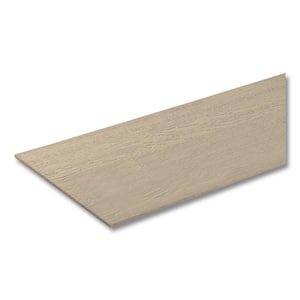 38 Series 16 in. x 16 ft. Primed Composite Cedar Texture Solid Soffit-Cut to Width