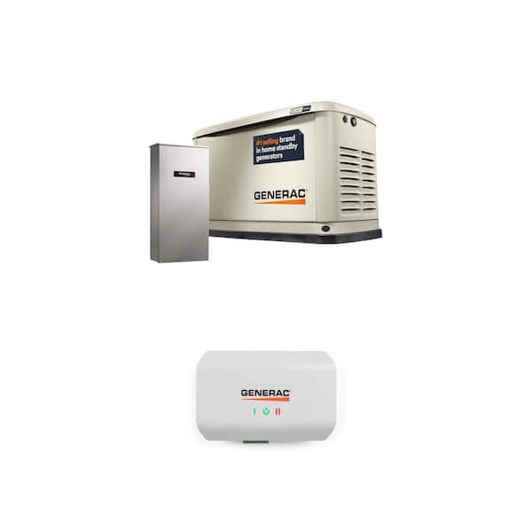 22,000 Watt Dual Fuel Standby Generator with Smart Home Monitoring, 200-AMP Transfer Switch and HVAC Energy Manager