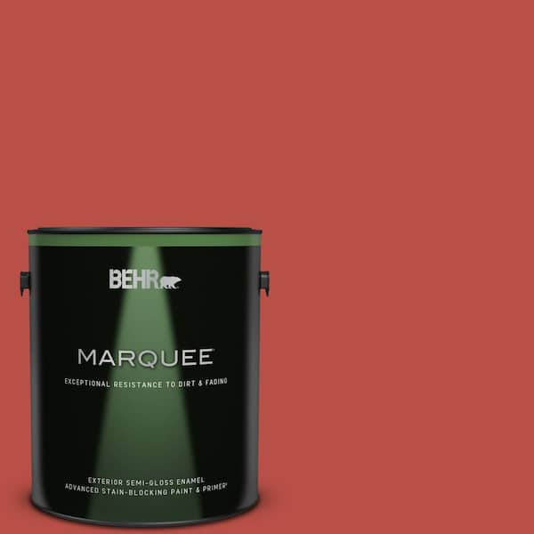 BEHR MARQUEE 1 gal. Home Decorators Collection #HDC-MD-16 Cherry Red Semi-Gloss Enamel Exterior Paint & Primer