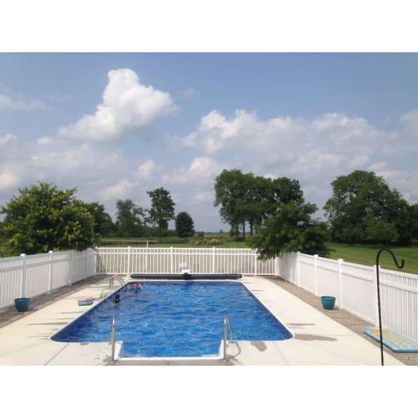 Weatherables Sarasota 5 ft. H x 6 ft. W White Vinyl Pool Fence Panel