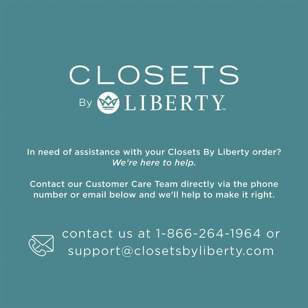 Closets by Liberty Home Storage And Org. 91'' Closet System