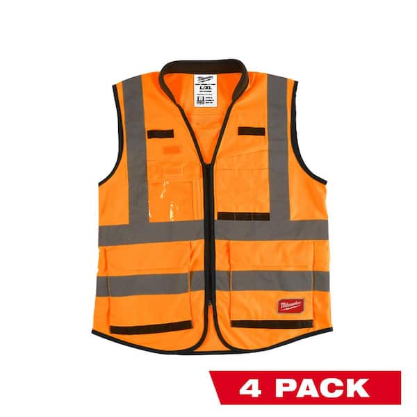 Details about   Schmidt Hi-Visibility XL/2XL Safety Vest 48-54” Class 3 Short Sleeve Reflective