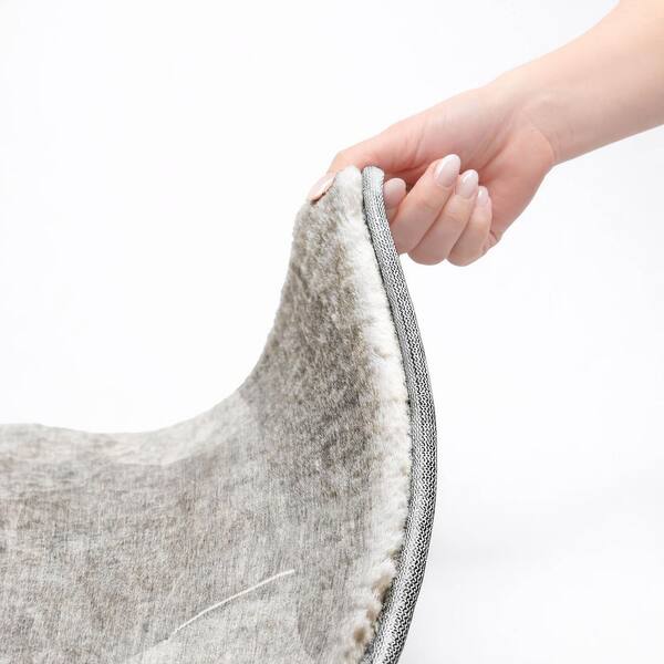 Dream Shag Premium Machine Washable Abstract ADS805 Gray 10 ft. x 14 ft. Area Rug