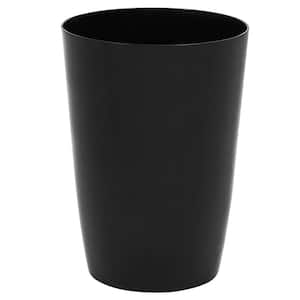 2 Gal. Black Open Top Garbage Outdoor Can