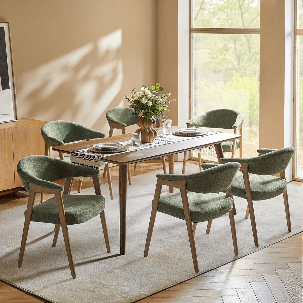 ダイニングチェア masa JAYDEN CREATION Elisa Moss Polyester Mid-Century Modern Dinning