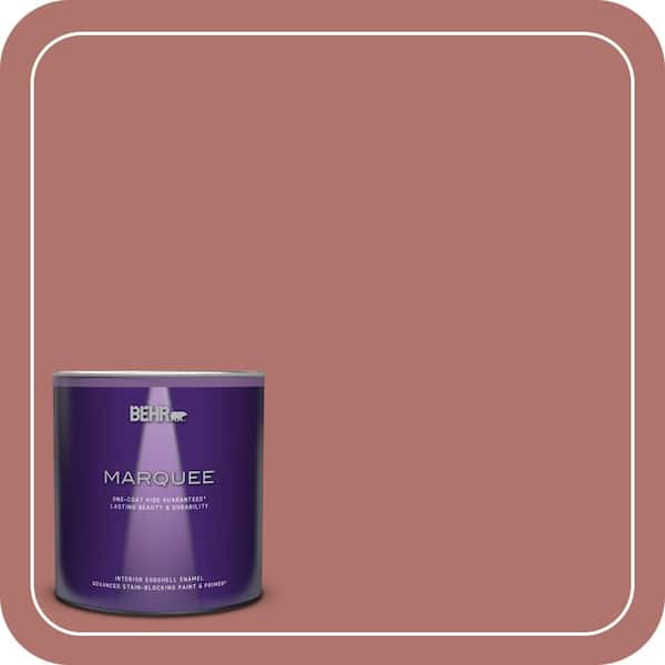BEHR MARQUEE 1 qt. #PMD-81 Tandoori Spice Eggshell Enamel Interior Paint & Primer