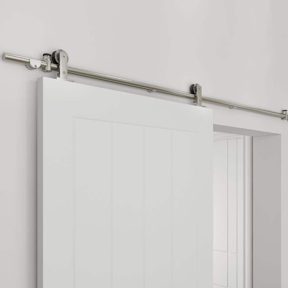 Colonial Elegance 78 in. Loft Stainless Steel Round Rail System, Silver -  SL78RR-BN-ECOM