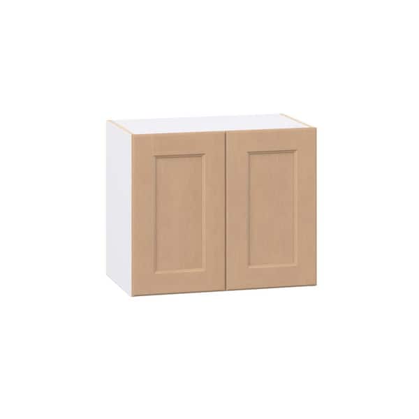 J COLLECTION Lakewood 24 in. W x 14.75 in. D x 20 in. H Assembled Shaker Wall Kitchen Cabinet in Sugar Cookie