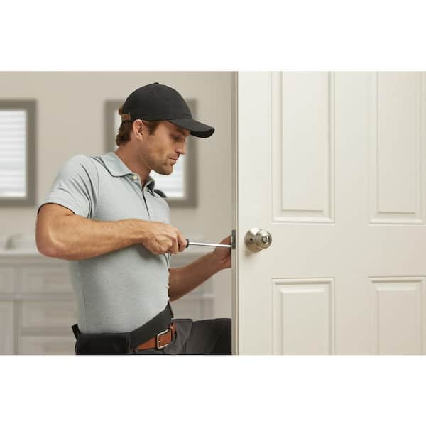 Defiant Hartford Satin Nickel Keyed Entry Door Knob TGX200B - The