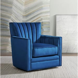 Lawson Cobalt Swivel Chair