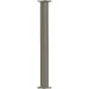 AFCO EA0408INFSFTUTU 4 x 8' Endura-Aluminum Column, Square Shaft (FOR Post Wrap Installation), Non-Tapered, Fluted, Textured Brown Finish w/ Capital