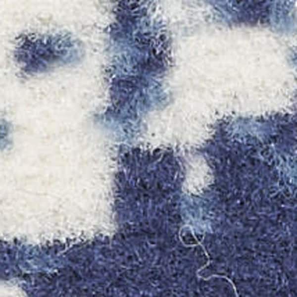 4 ft. x 6 ft. Blue Abstract Power Loom Area Rug