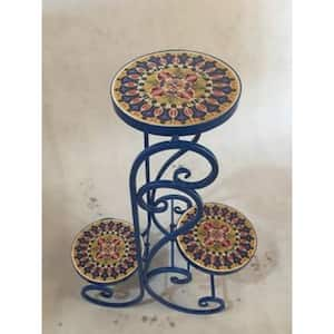 25 in. Tall Iron Plant Stand London