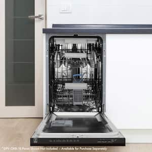 Autograph Edition 18 in. Top Control 8-Cycle Compact Panel Ready Dishwasher with 3rd Rack and Champagne Bronze Handle