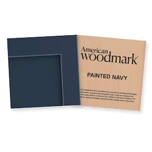 3-3/4-in. W x 3-3/4-in. D Finish Chip Cabinet Color Sample in Painted Navy