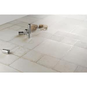 Sassuolo White 12 in. x 48 in. Porcelain Floor Italian Tile (15-Tiles) (60 sq. ft.)