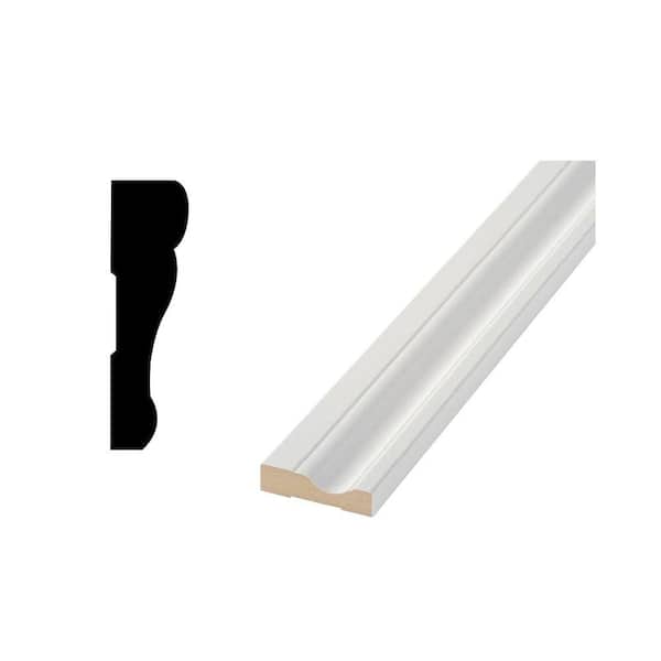 Woodgrain Millwork WG A214 9/16 in. x 2-1/4 in. Primed Medium Density Fiberboard Door and Window Casing