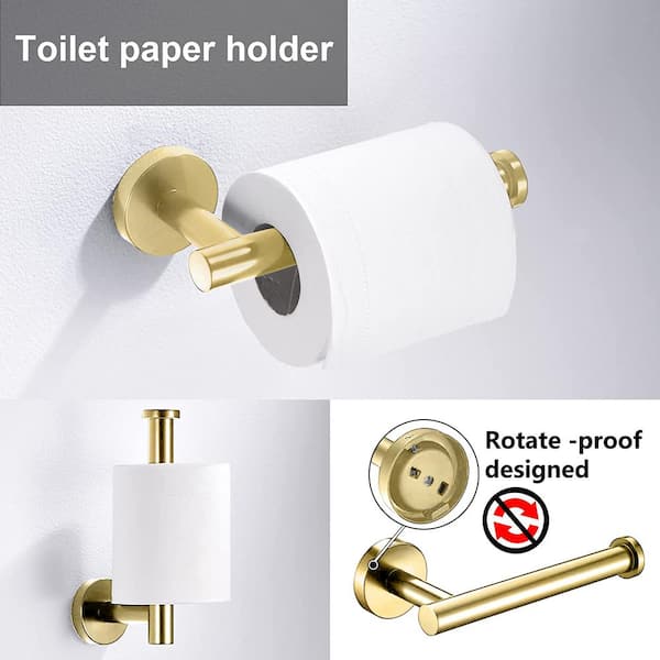 How To Fix a Loose Toilet Paper Holder  Towel Racks & Wall Brackets 