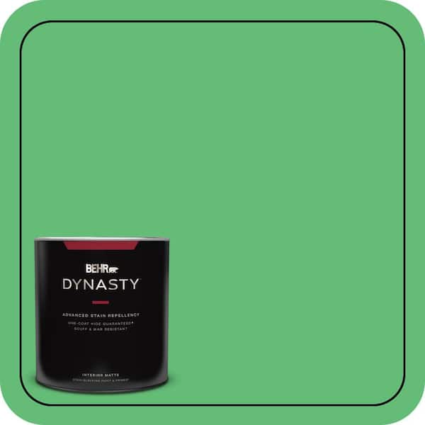 BEHR DYNASTY 1 qt. #450B-5 Lady Luck Matte Interior Stain-Blocking Paint and Primer