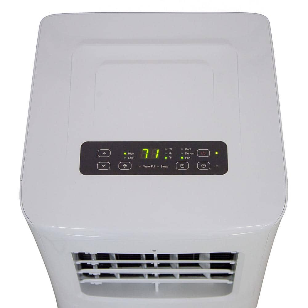 AireMax 10,000 BTU White Portable Air Conditioner with Remote