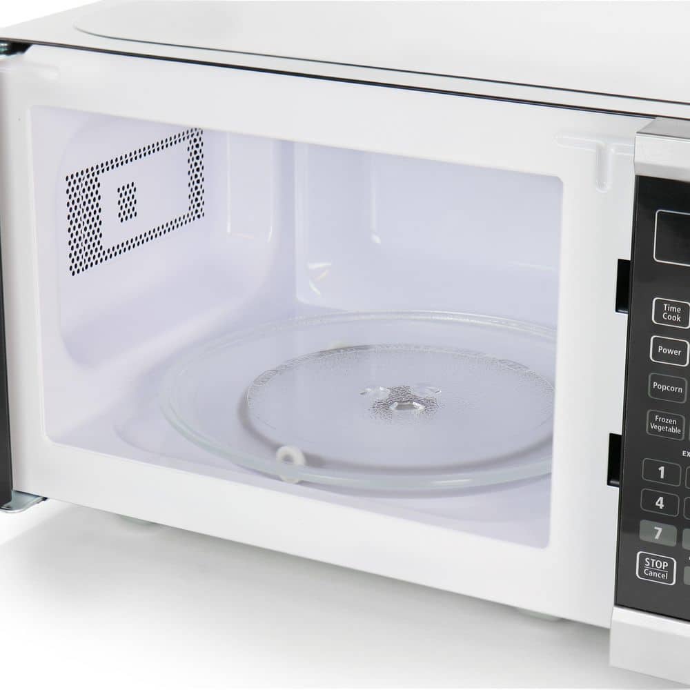 Black and Stainless Steel 700 Watt Digital Microwave Oven