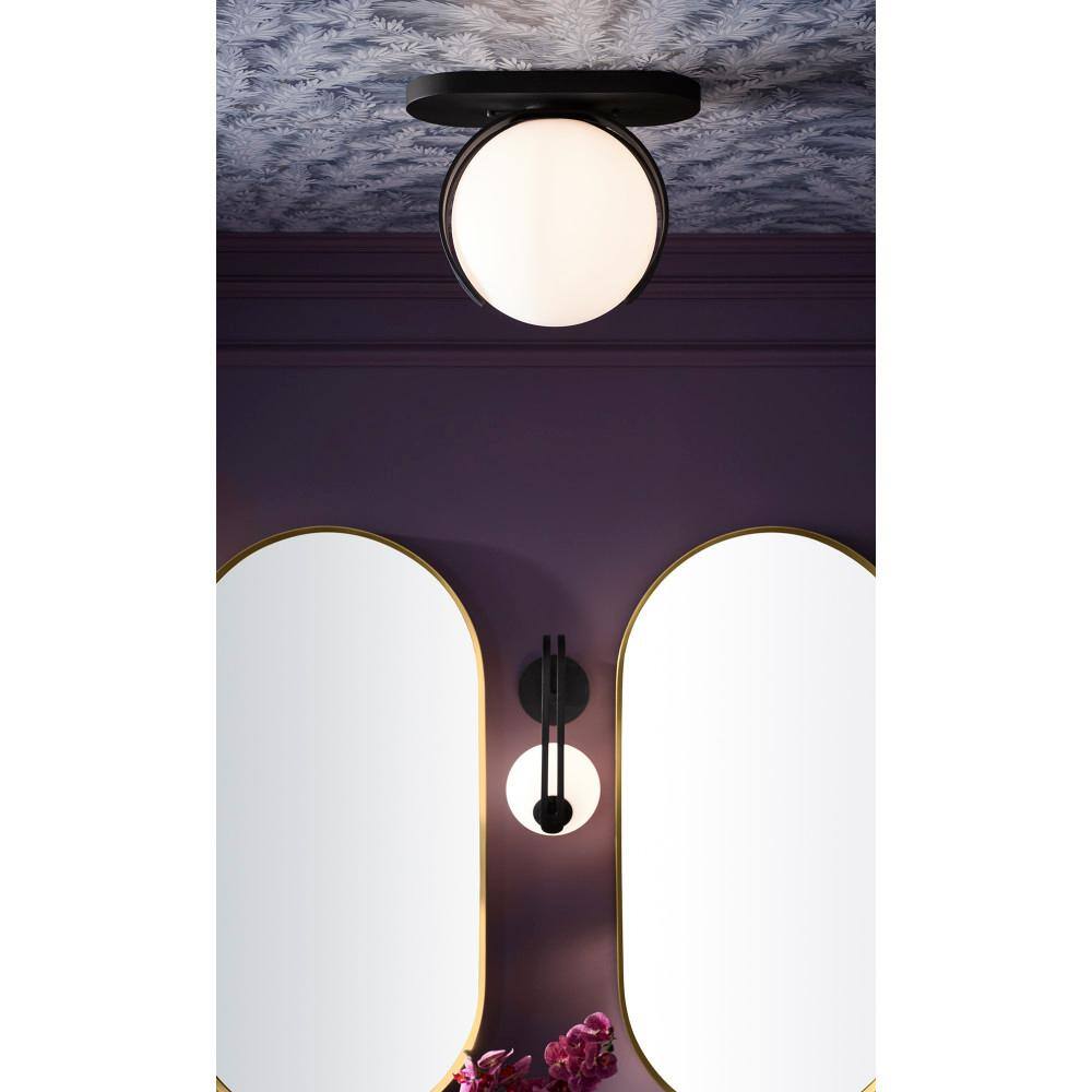 Matte Black 13" Direct Wired Electric Wall Sconce