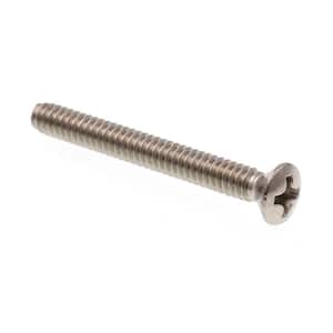 #6-32 x 1-1/4 in. Grade 18-8 Stainless Steel Phillips Drive Oval Head Machine Screws (100-Pack)