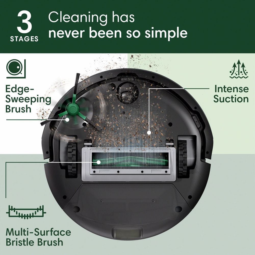 Roomba 105 Vac 13.2 in. Robotic Vacuum with Smart Navigation in Black
