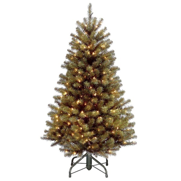 Home Accents Holiday 4.5 ft. North Valley Spruce Artificial Christmas Tree with 200 Clear Lights
