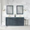 Altair Gazsi 72 In.w X 22 In.d X 34 In. H Double Sink Bath Vanity In 