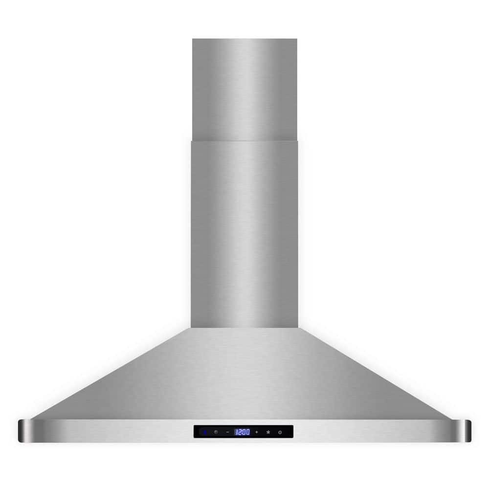 36-Inch Stainless Steel Convertible Wall Mount Range Hood
