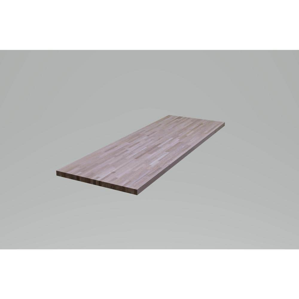 Hardwood Reflections 10 Ft L X 25 In D Unfinished Oak Solid Wood Butcher Block Countertop With 