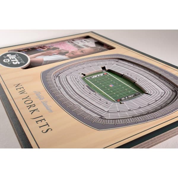 New York Jets, 3D Stadium View, MetLife Stadium, Wall Art