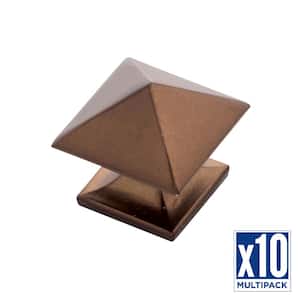 Studio 1-1/4 in. Square Veneti Bronze Knob (10-Pack)