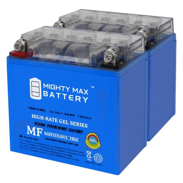 12V 9 Amp 12 Volt 9Ah Rechargeable Sealed Lead Acid AGM Battery Terminal F2