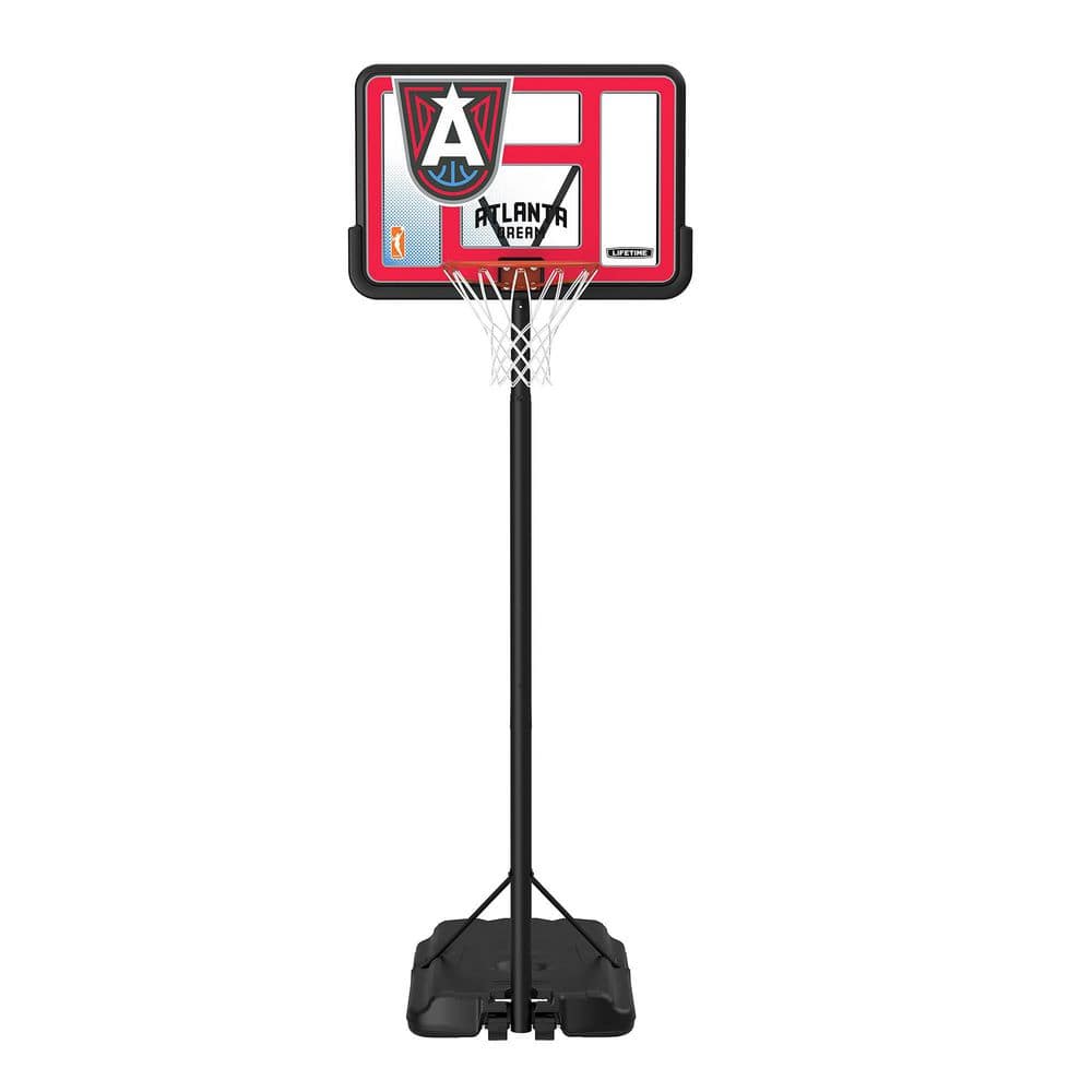 "WNBA Atlanta Dream 44"" Portable Basketball Hoop with Wheels-7.5 to 10 Ft Adjustable Height" price history on PriceWatchPro