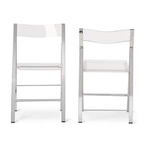 Clear Acrylic Folding Chair (Set of 2)