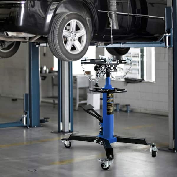 Transmission Jack, 33-67 in. High Lift, 1100 lbs. Hydraulic Telescoping Transmission Jack, 2-Stage Floor Jack Stand