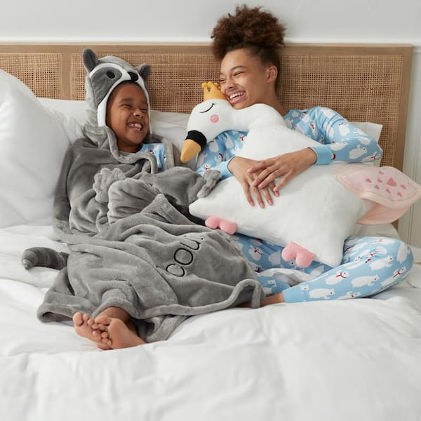 Plush Character 18 in. x 18 in. Throw Pillow