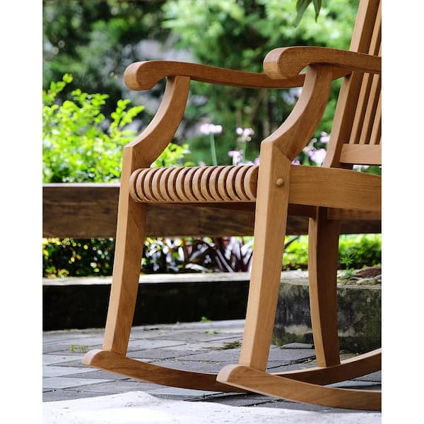 Cambridge Casual Mosko Teak Wood Outdoor Rocking Chair 130722-TW 