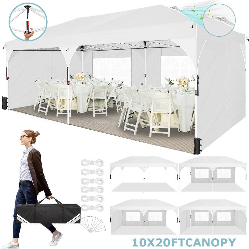 COBIZI 10x20ft center top tent with 3 side cloths SPC000142_W