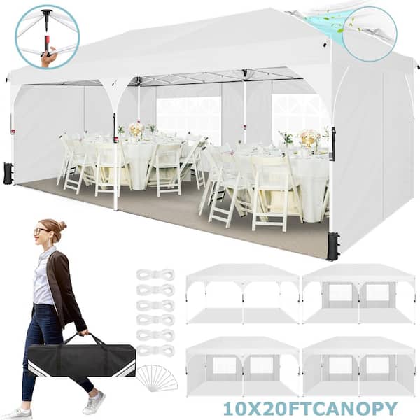 COBIZI 10x20ft center top tent with 3 side cloths SPC000142_W