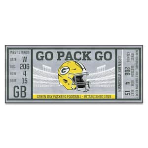 NFL - Green Bay Packers 30 in. x 72 in. Indoor Ticket Runner Rug